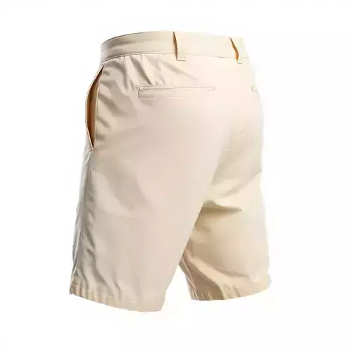 Casual Beige Shorts Model Pack  Versatile Urban Outfit Low-poly 3D model