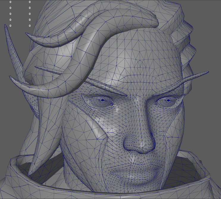 Jungle Ranger Archer Female Low-poly 3D model_7