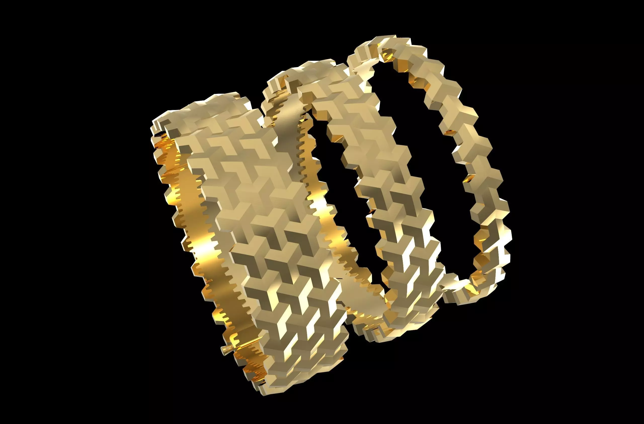 Armored Cube Illusioned  Bracelet collection _0