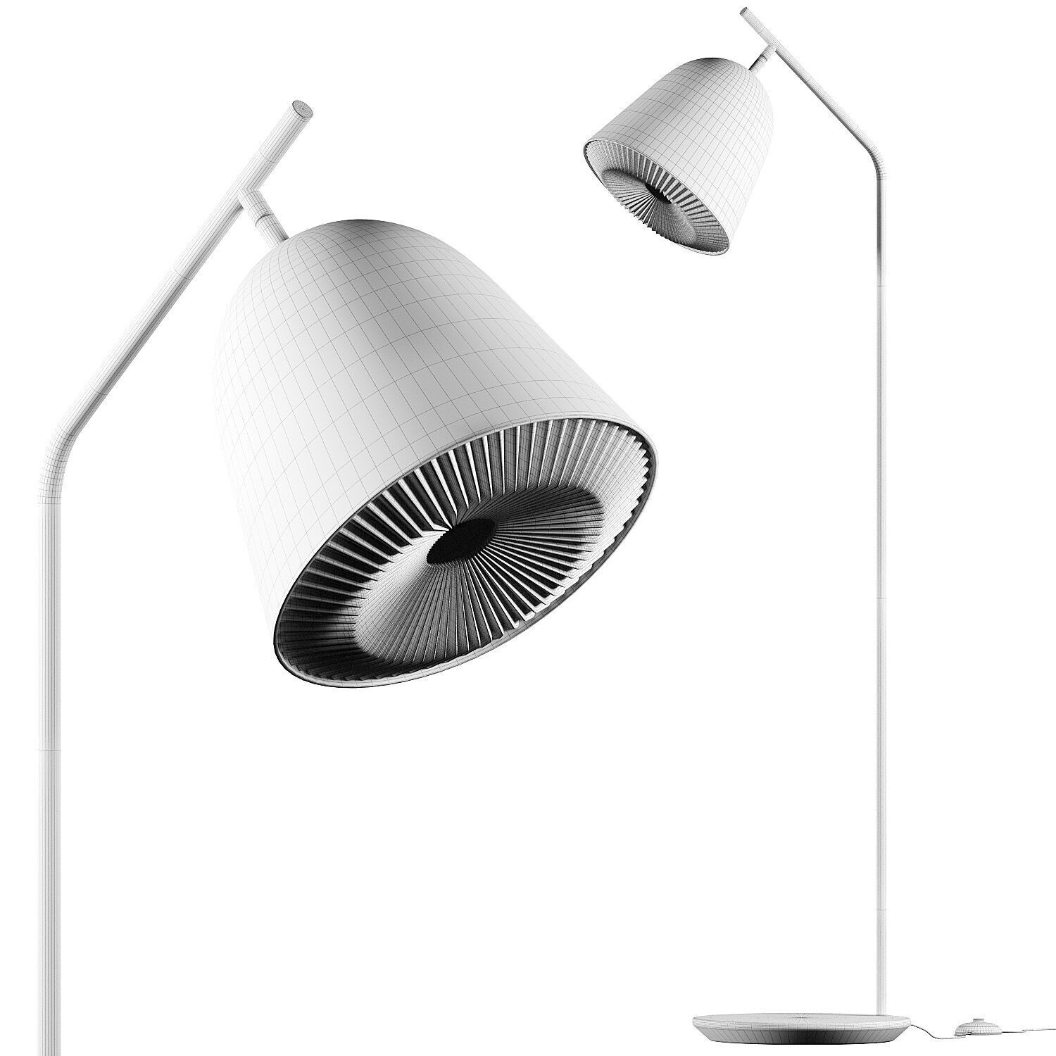 Le Klint 355 Cache Floor Lamp 3D model_1