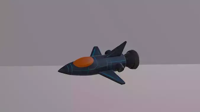 Black Wyvern A-10 Spaceship