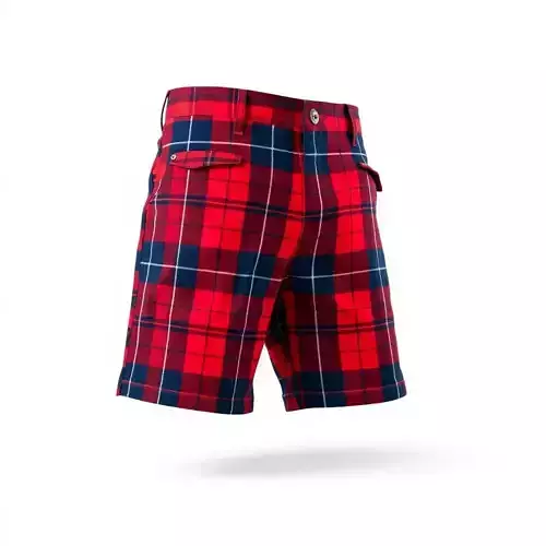 Plaid Shorts Model Pack for Character Design