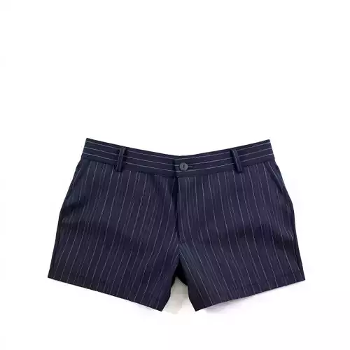 Mens Striped Shorts D Model Pack