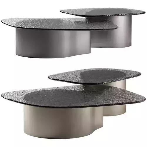Al2 Dakry Fusion Glass Coffee Tables