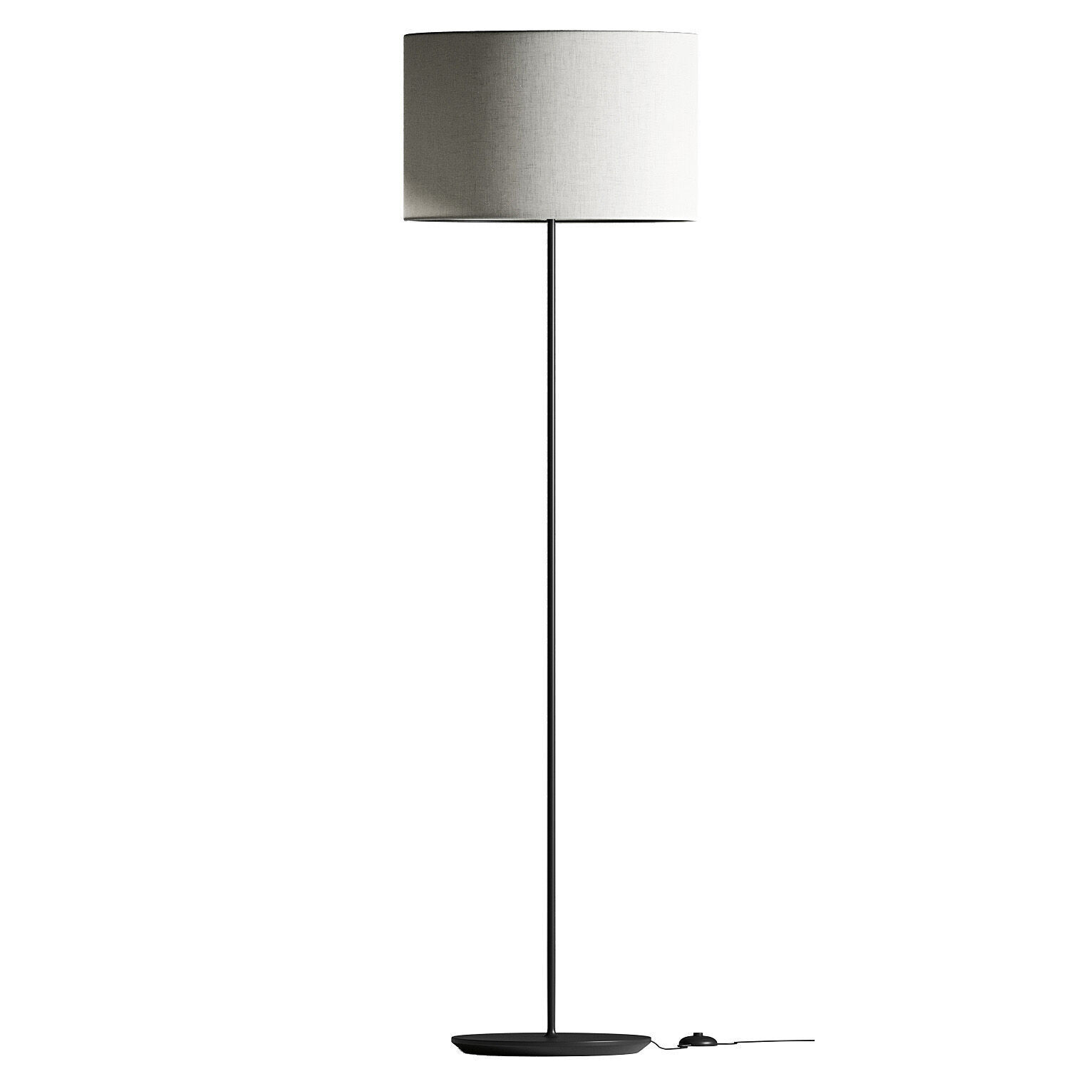 Hay Cast Drum Shade Floor Lamp 3D model_2