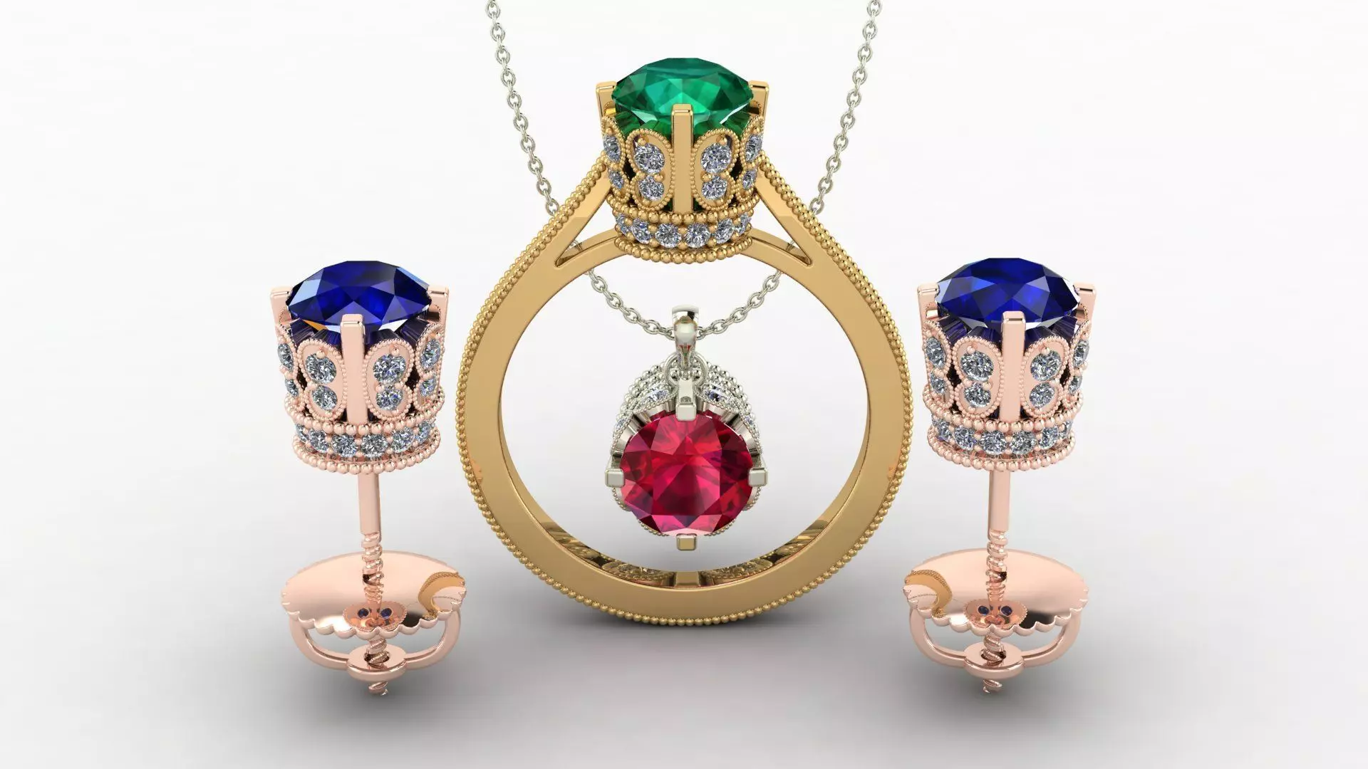 AG DAIMOND SET 02 3D print model_0