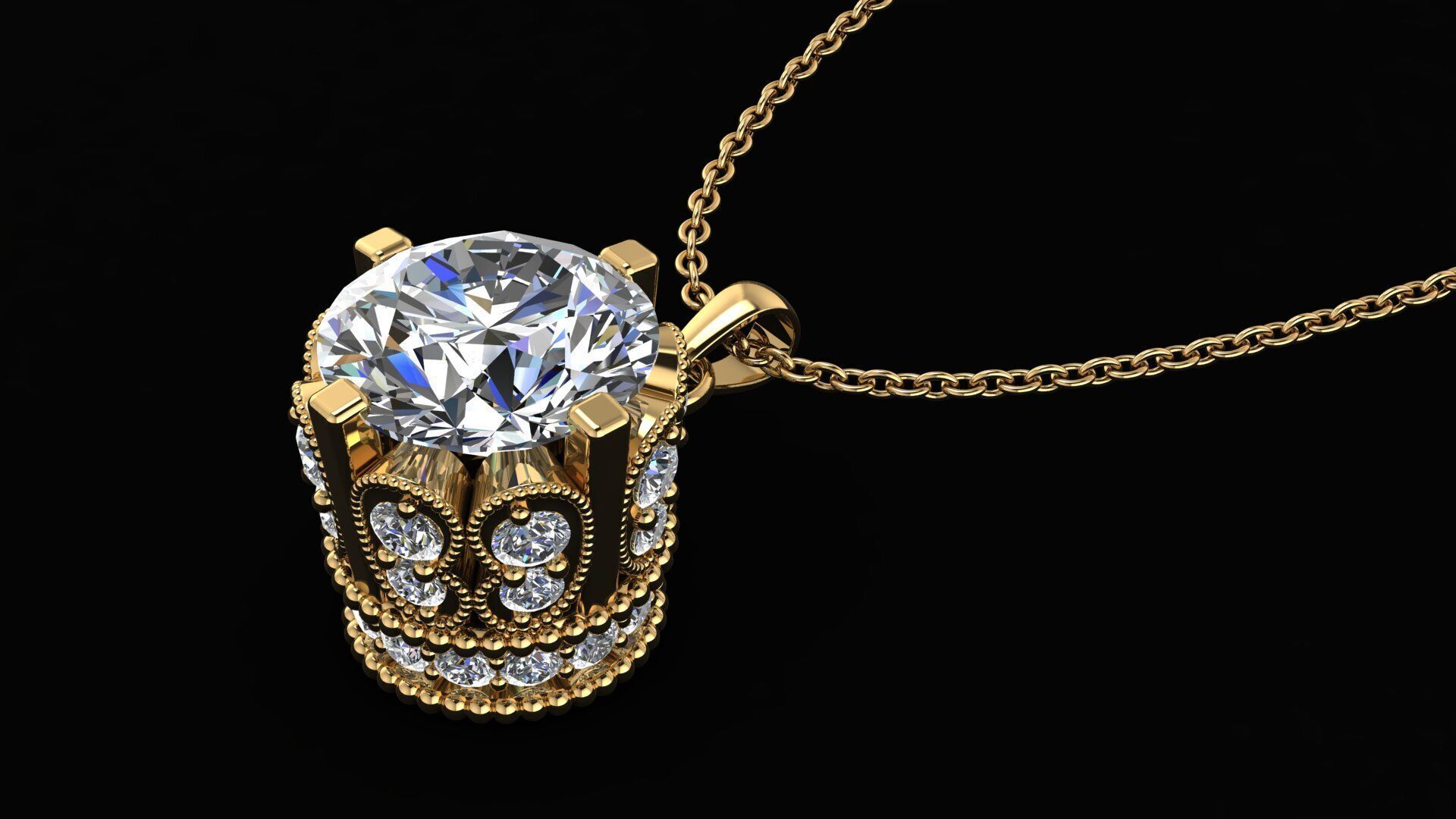 AG DAIMOND SET 02 3D print model_31