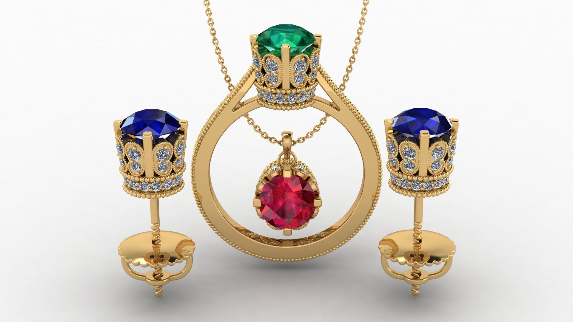 AG DAIMOND SET 02 3D print model_44