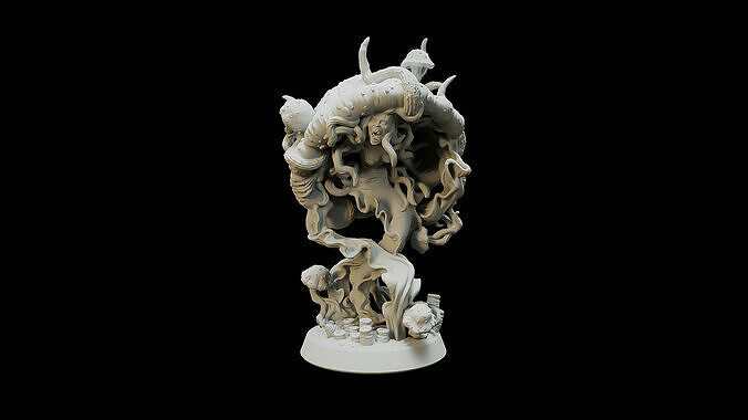 Drowning Horror 3D print model