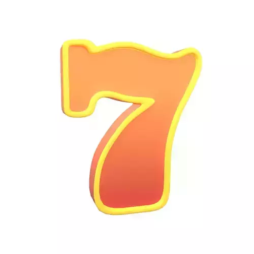 Lucky Number Seven Icon v1 001