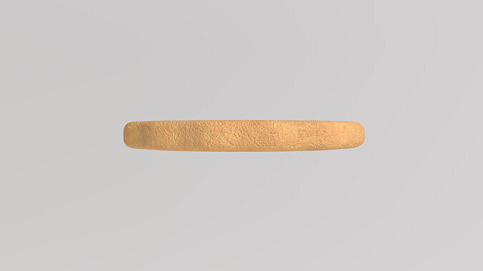 Stylized Low-Poly Biscuit Low-poly 3D model 6