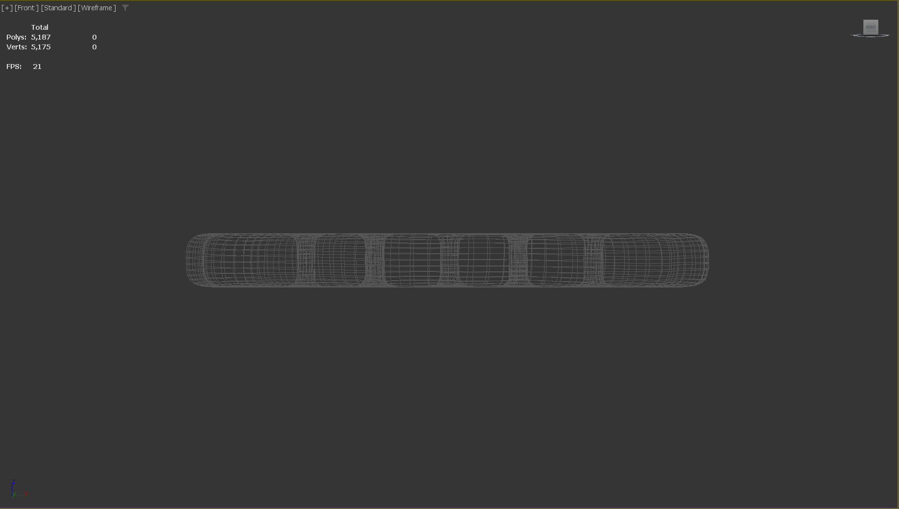 Stylized Low-Poly Biscuit Low-poly 3D model_9