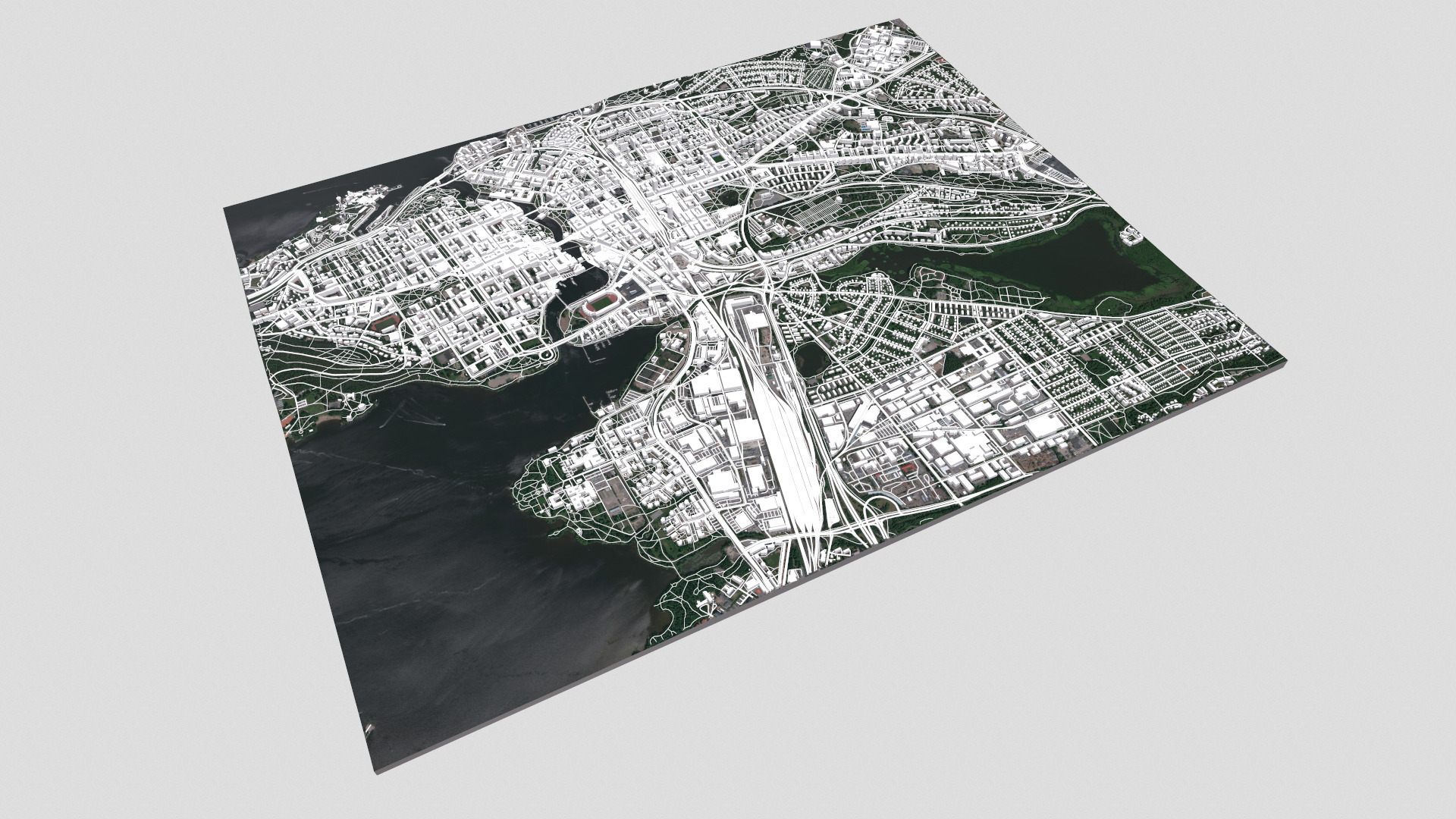 Cityscape Tampere Finland 3D model_12