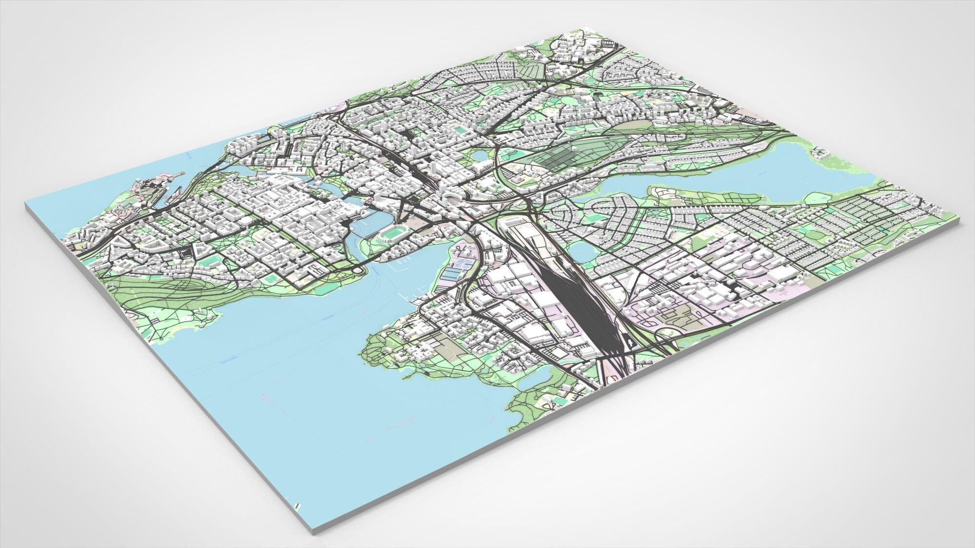 Cityscape Tampere Finland 3D model_10