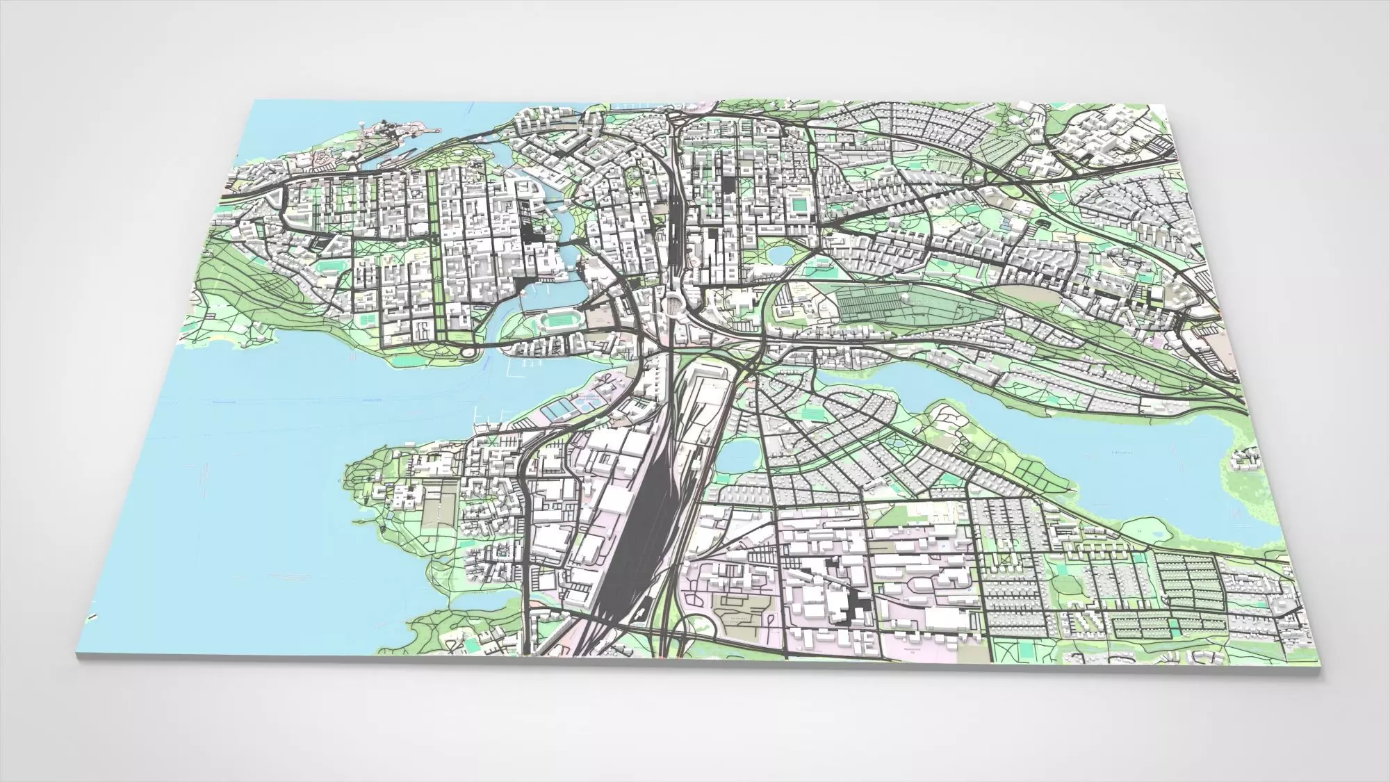 Cityscape Tampere Finland 3D model_0