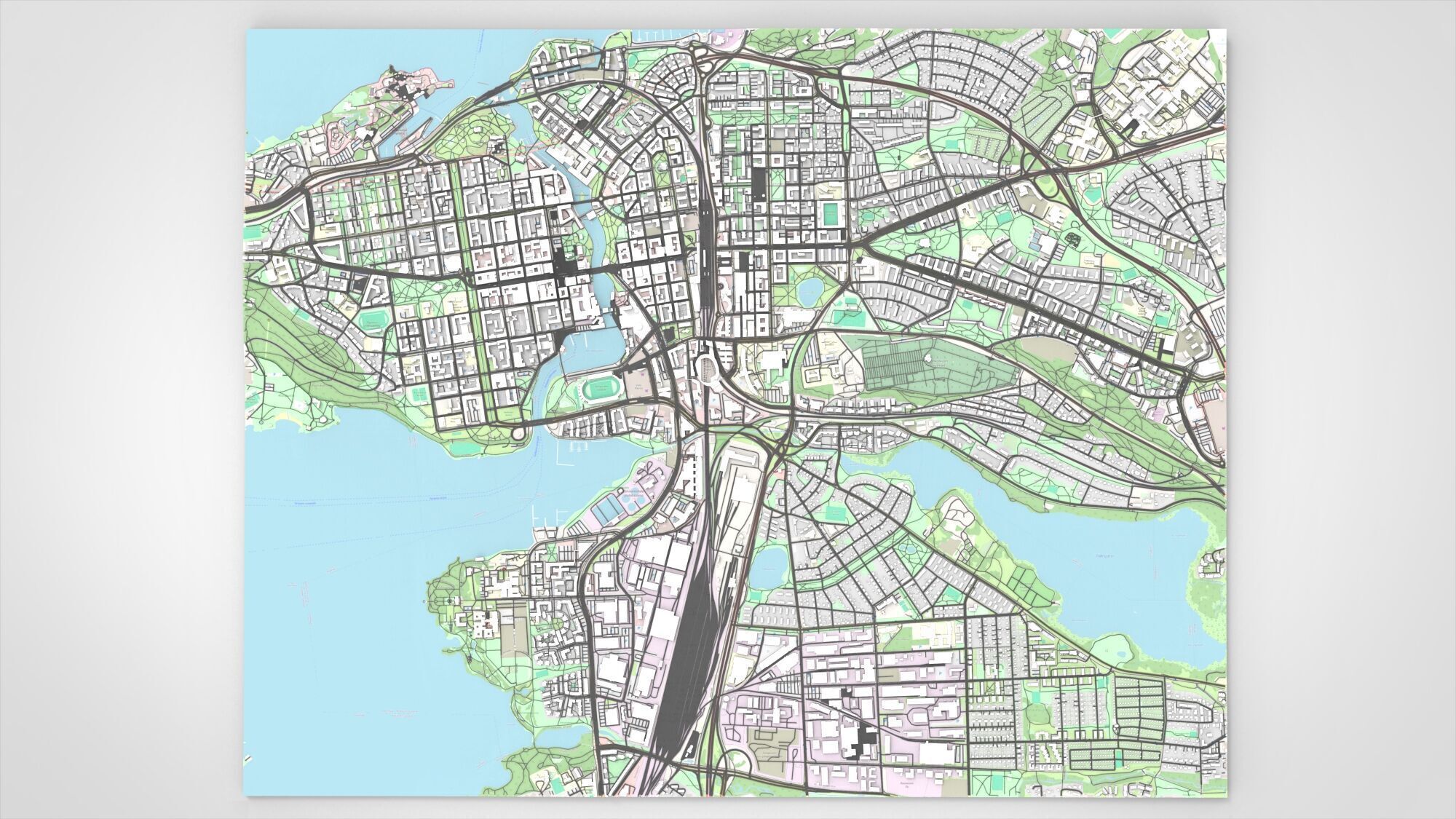 Cityscape Tampere Finland 3D model_4