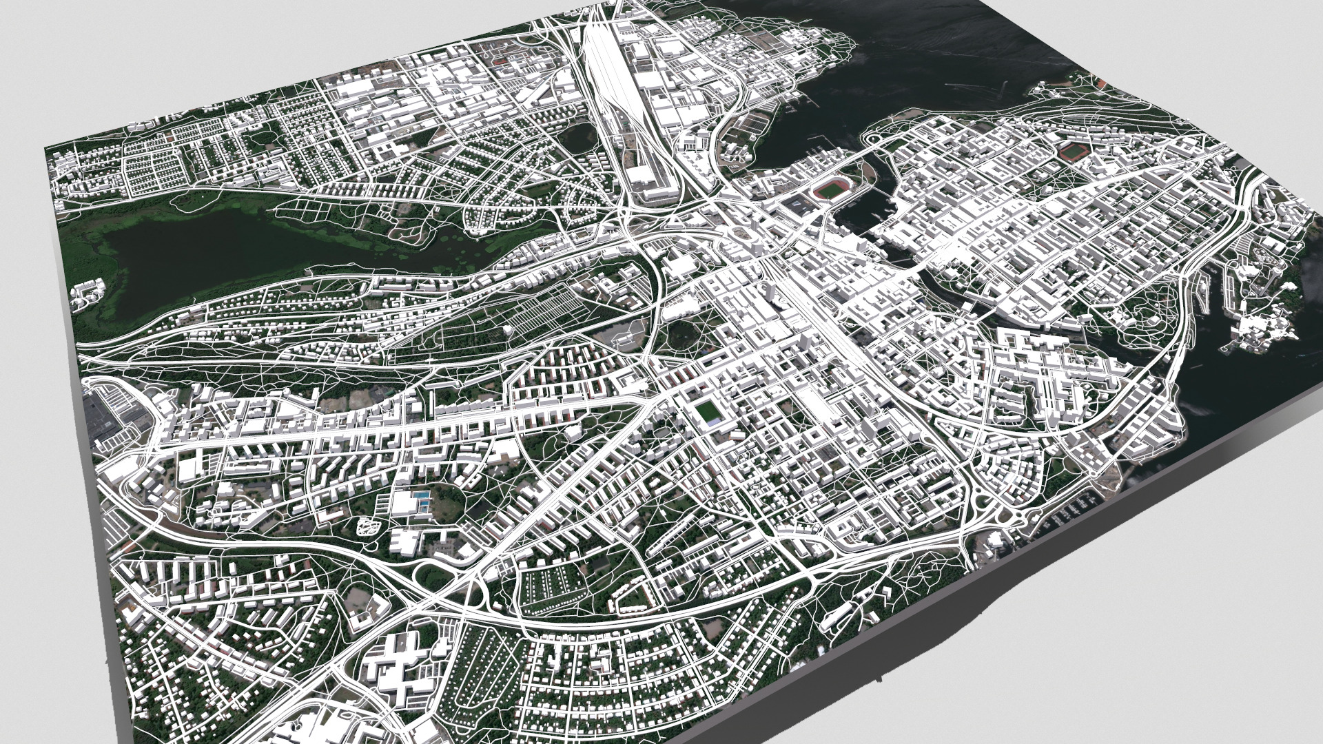 Cityscape Tampere Finland 3D model_5