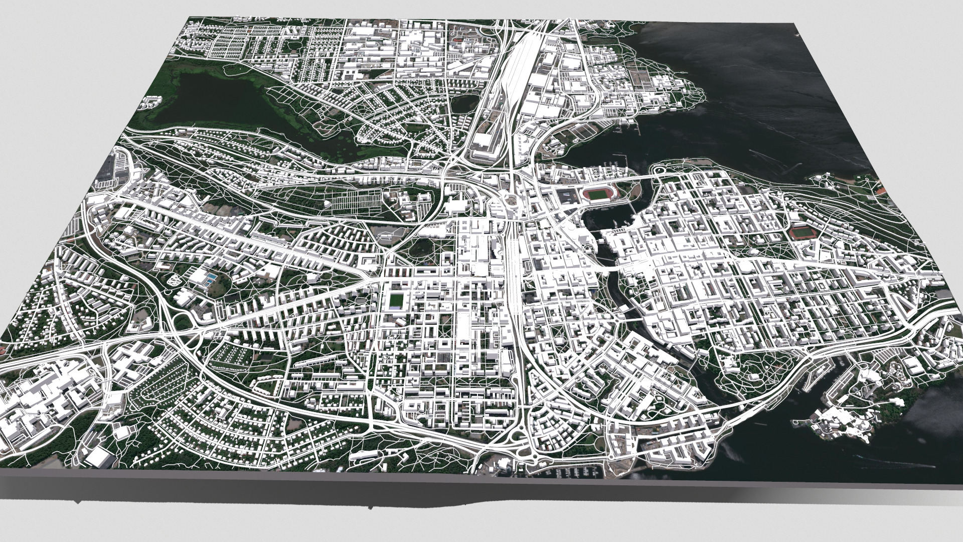 Cityscape Tampere Finland 3D model_7