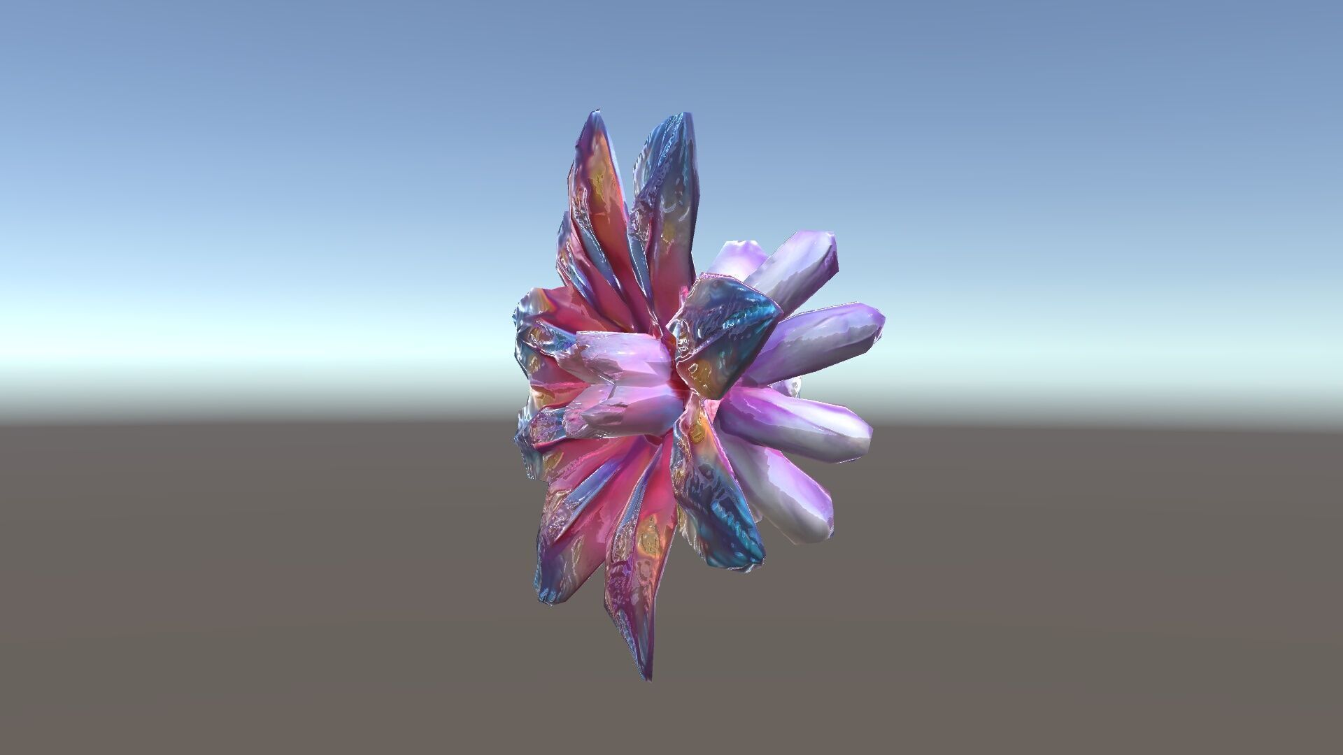 Iridescent Flower Model Pack Low-poly 3D model_26