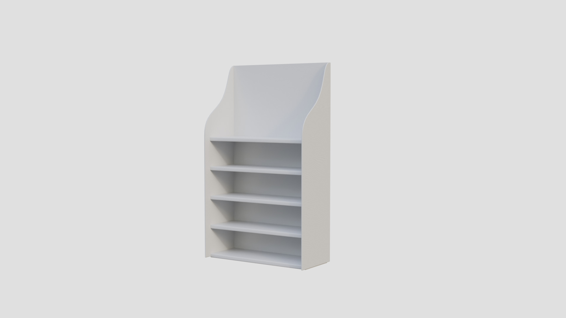 Shelf - 02 Low-poly 3D model_4