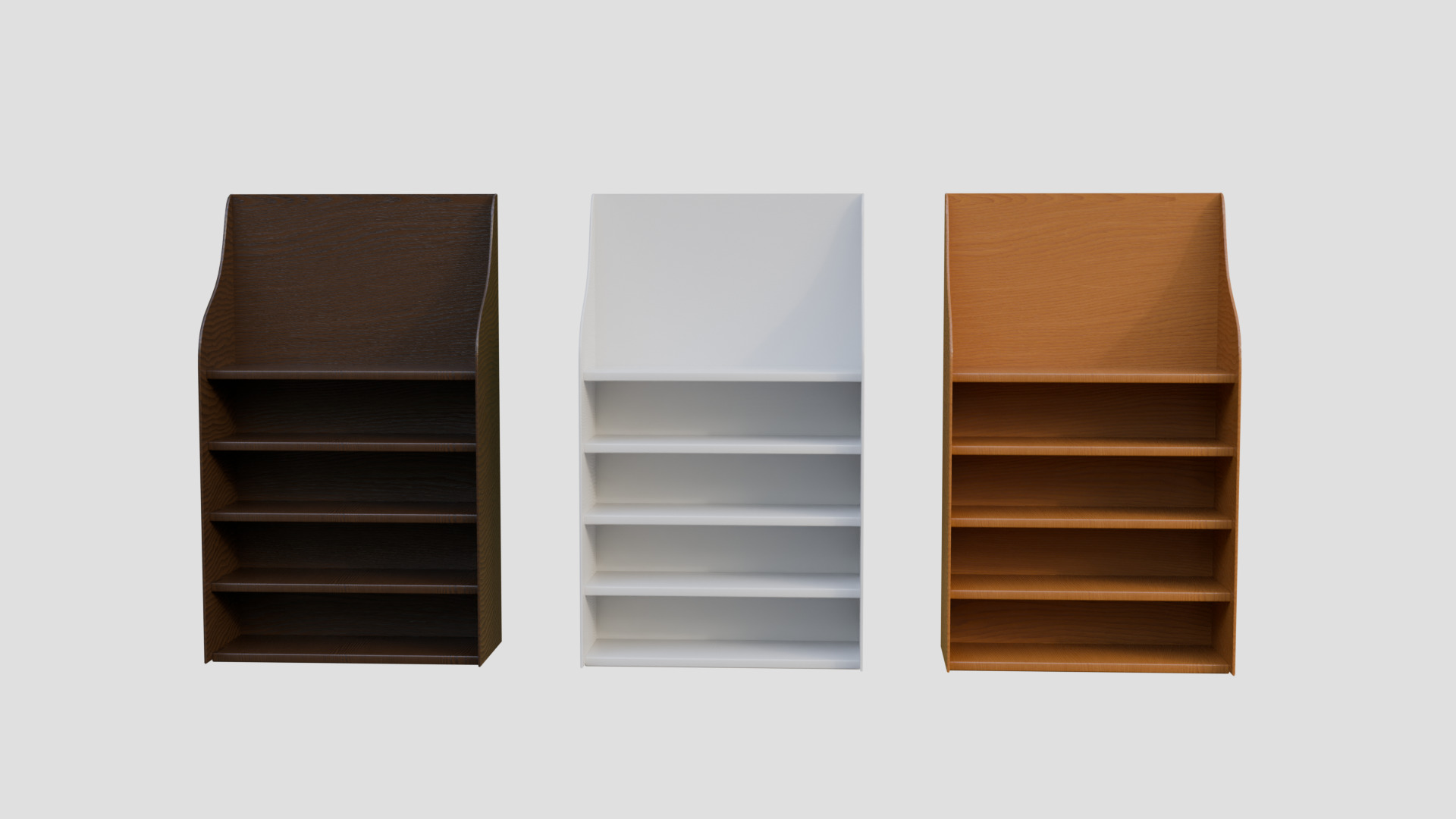 Shelf - 02 Low-poly 3D model_1
