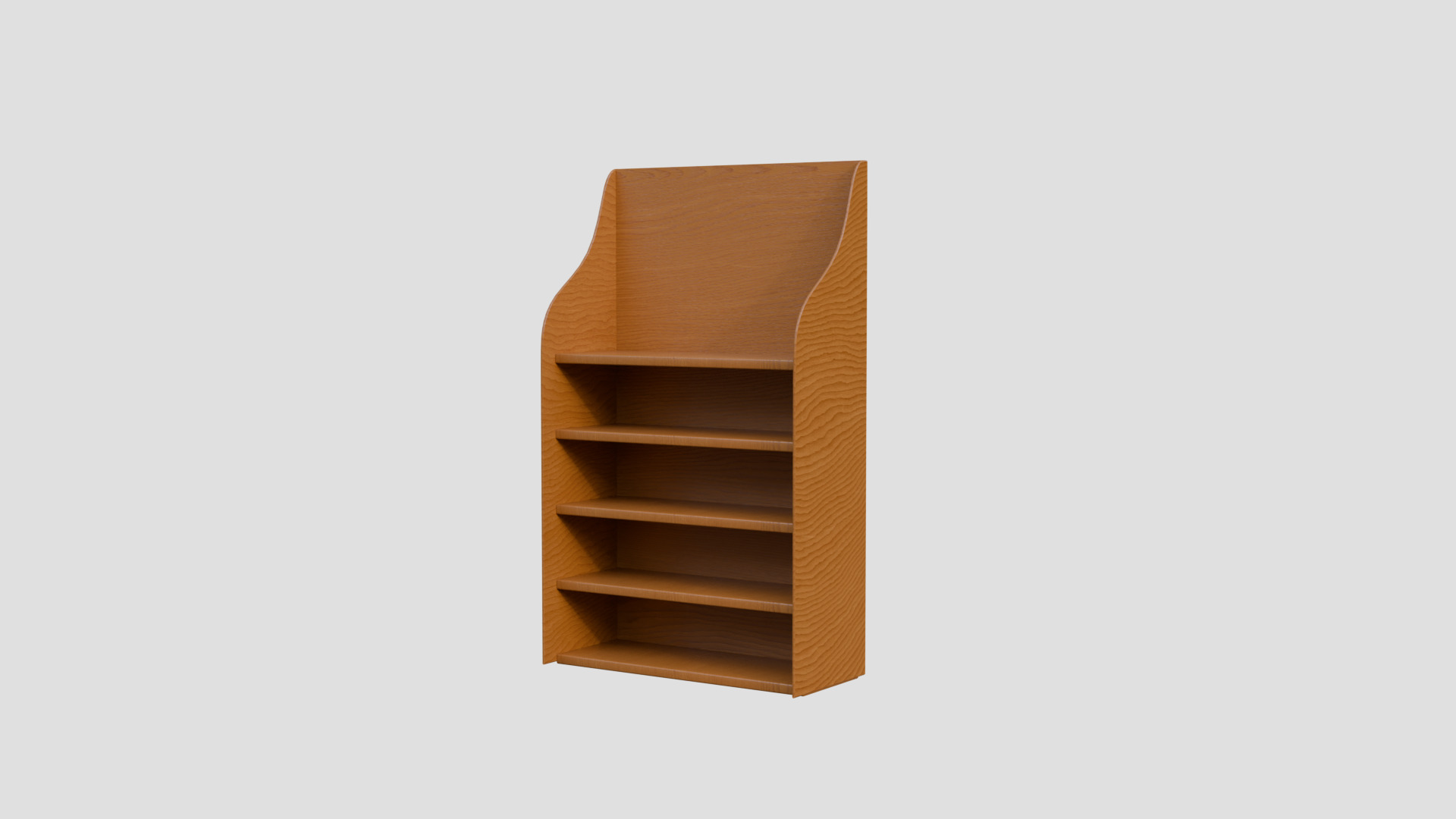 Shelf - 02 Low-poly 3D model_3