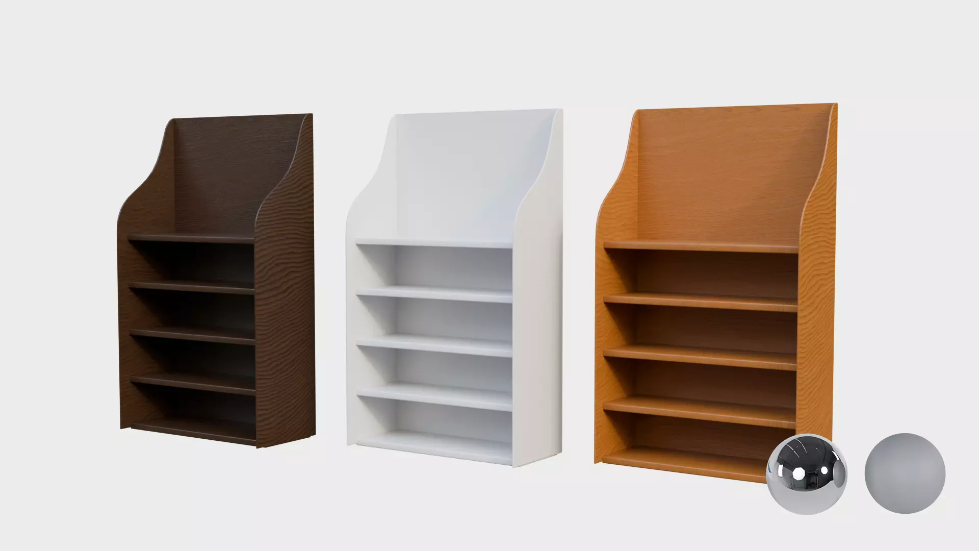 Shelf - 02 Low-poly 3D model_0