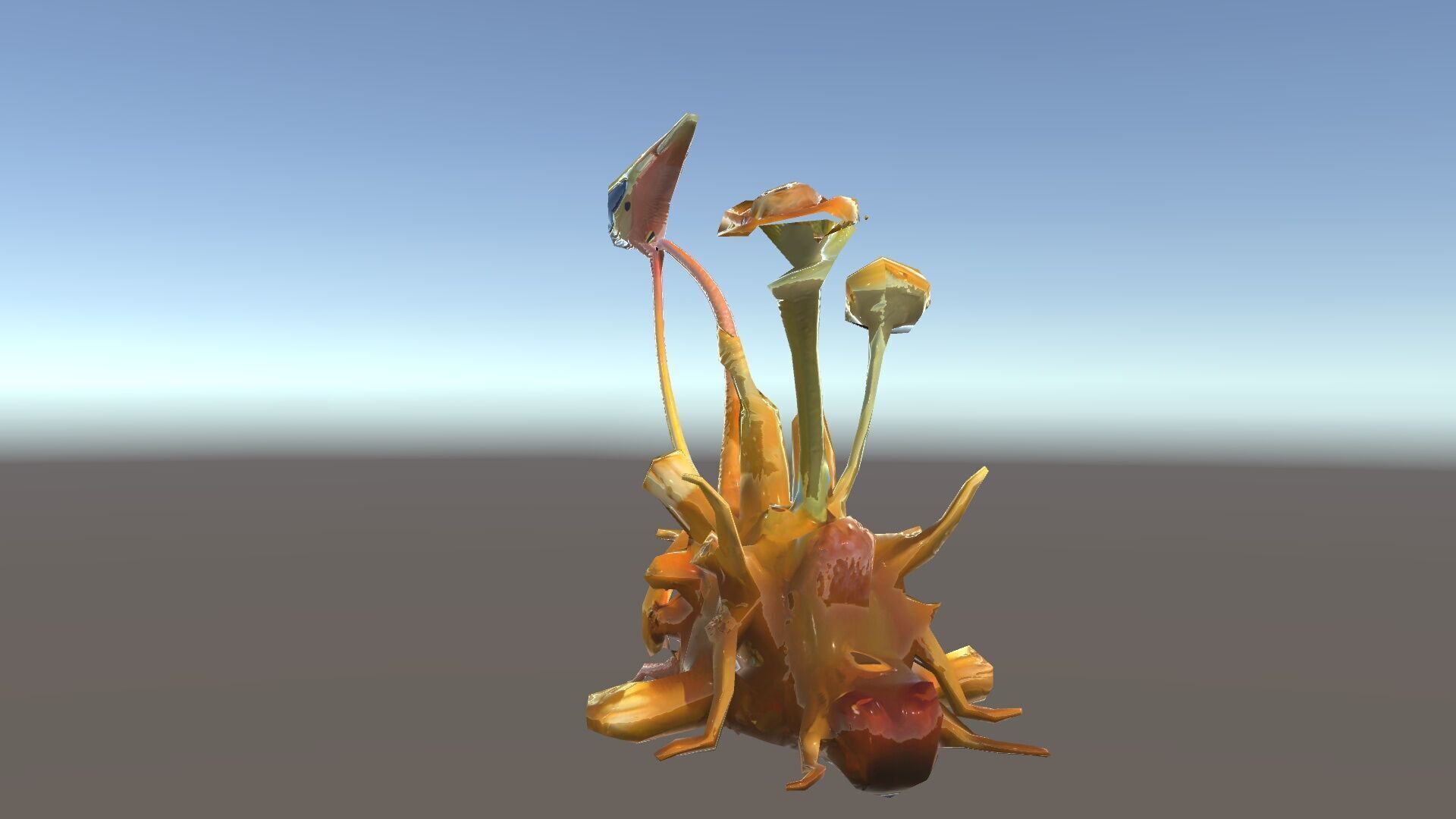 Alien Plant Creature Model Pack with PBR Textures Low-poly 3D model_18