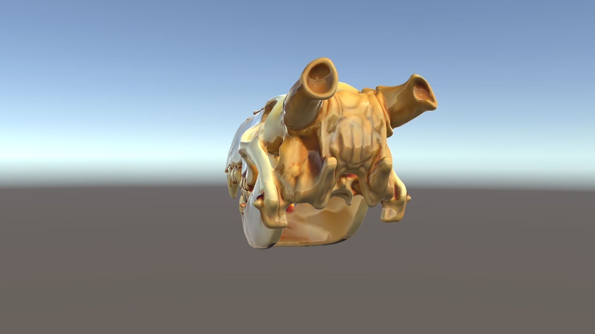 Realistic Animal Skull Model Pack for Animation Low-poly 3D model_5