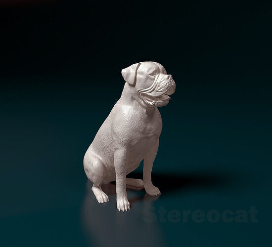 English Bulldog  3D print model