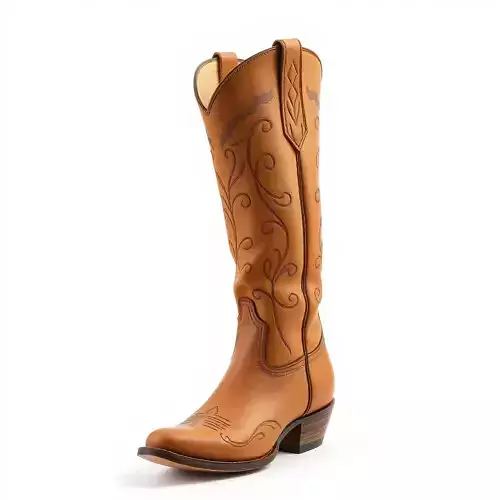 Cowboy Boot Model Pack  Intricate Design and Detailing