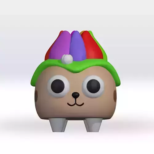 Pebble Loyal Bud Dandy World STL 3D Multicolor 3mf 3D Model 3D print model