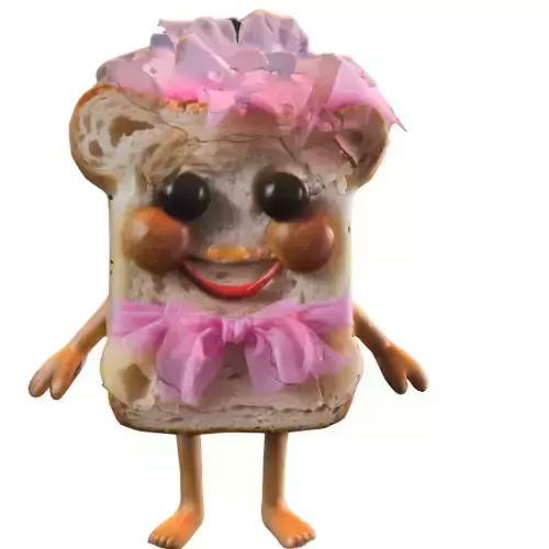 Bread Lady Whimsical Food 