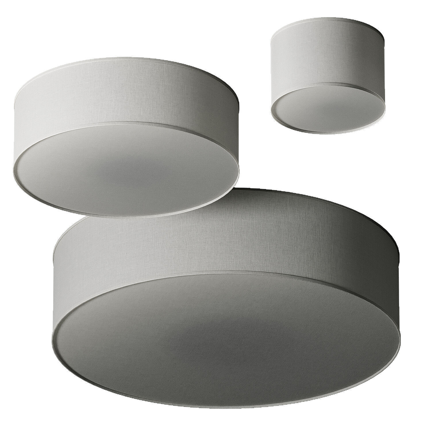 CB2 Boum Drum Ceiling Lamp 3D model_3