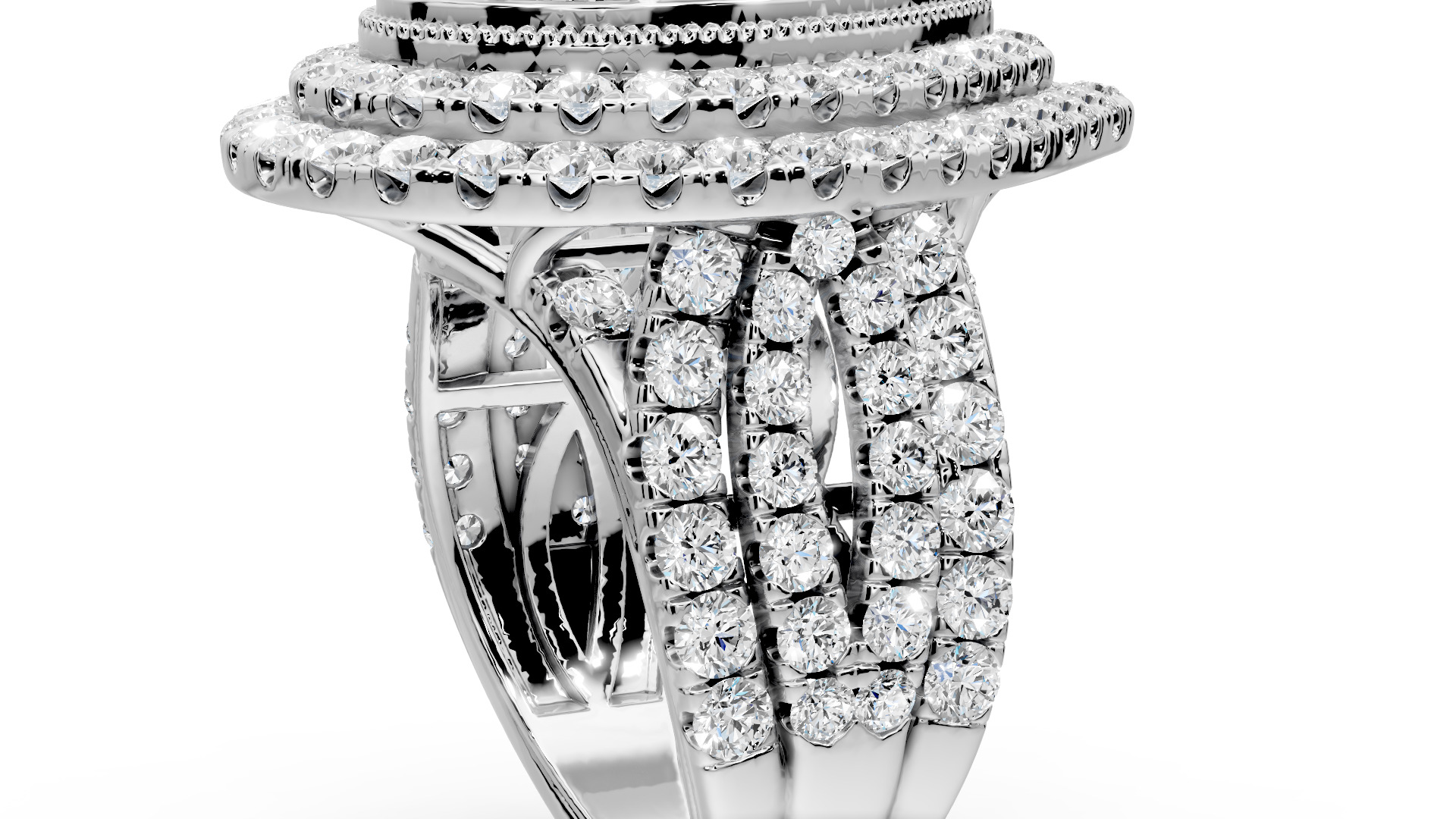 Engagement rings 3D print model_1