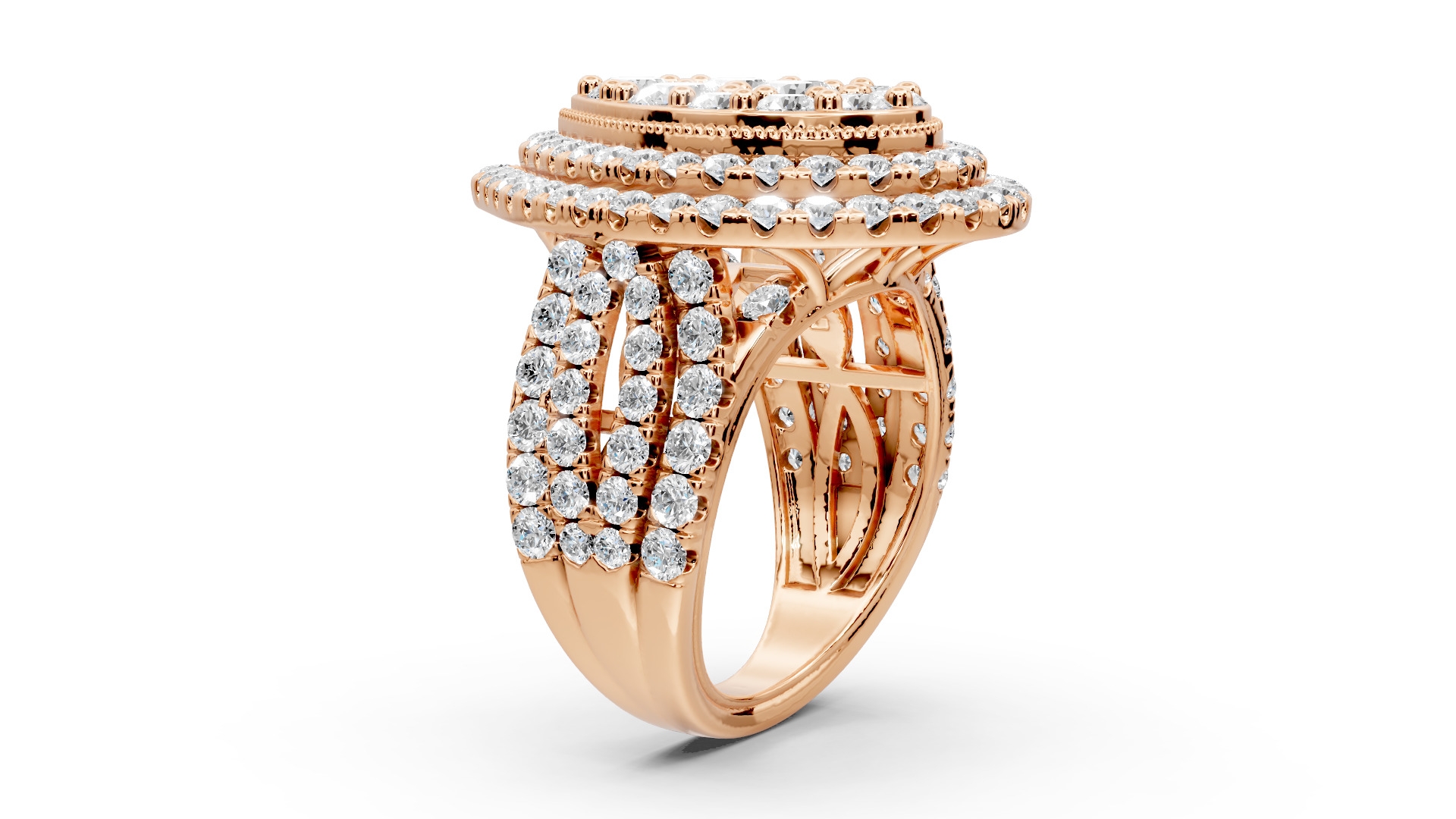 Engagement rings 3D print model_8