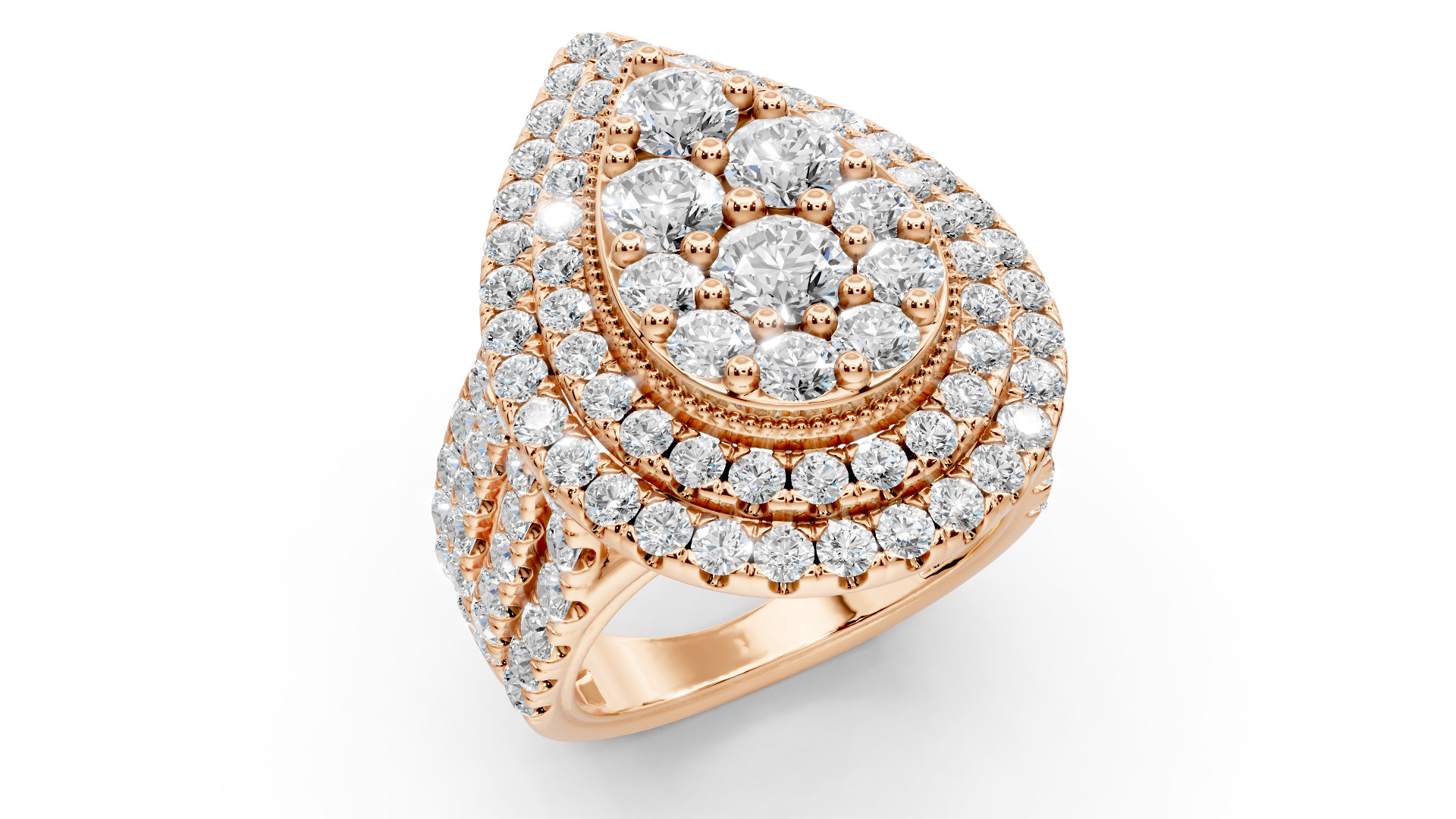 Engagement rings 3D print model_6