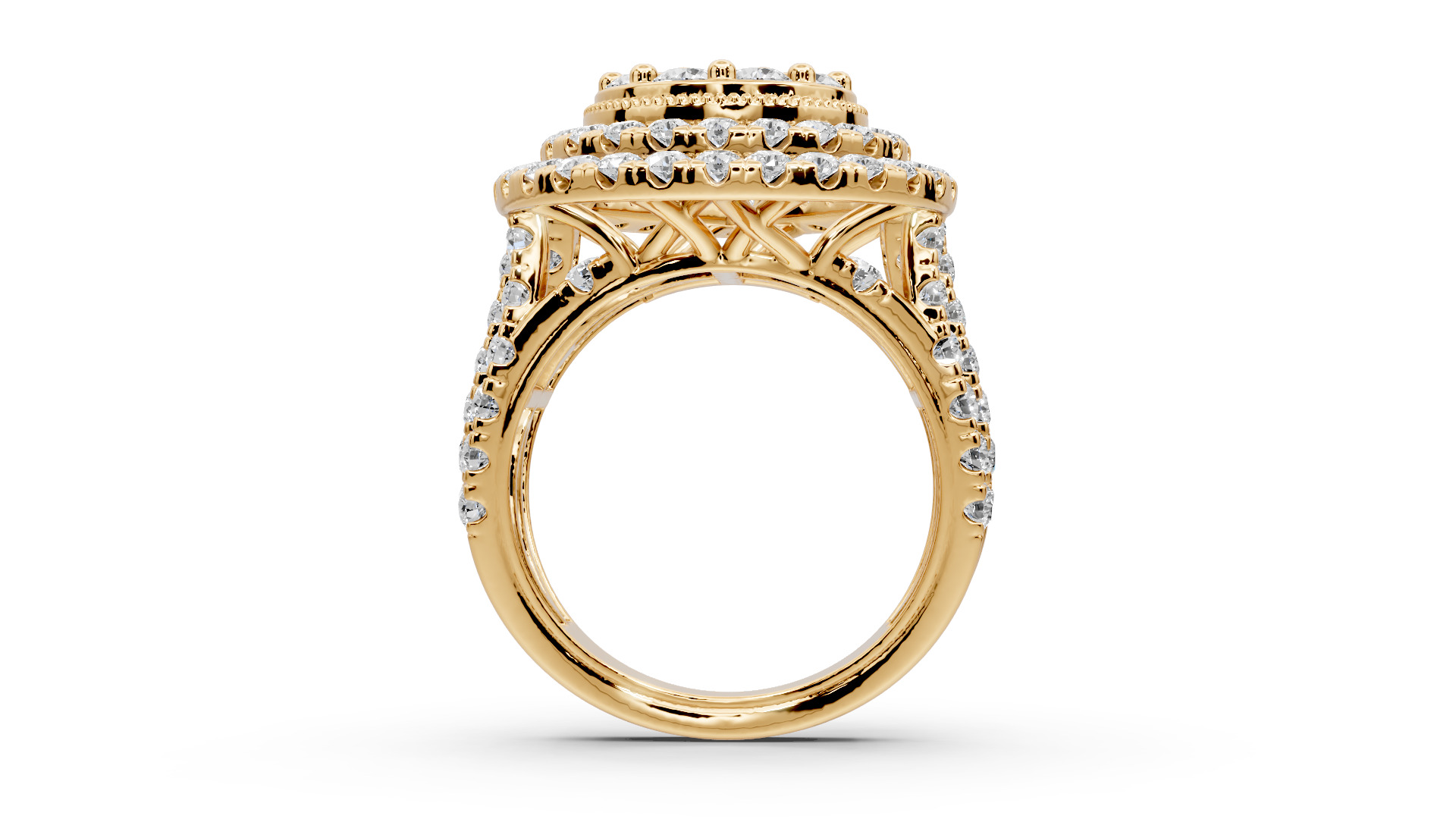 Engagement rings 3D print model_15