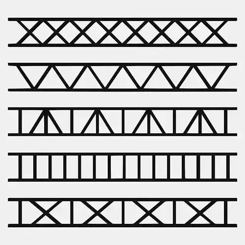 5 Models - Steel Roof Frames C
