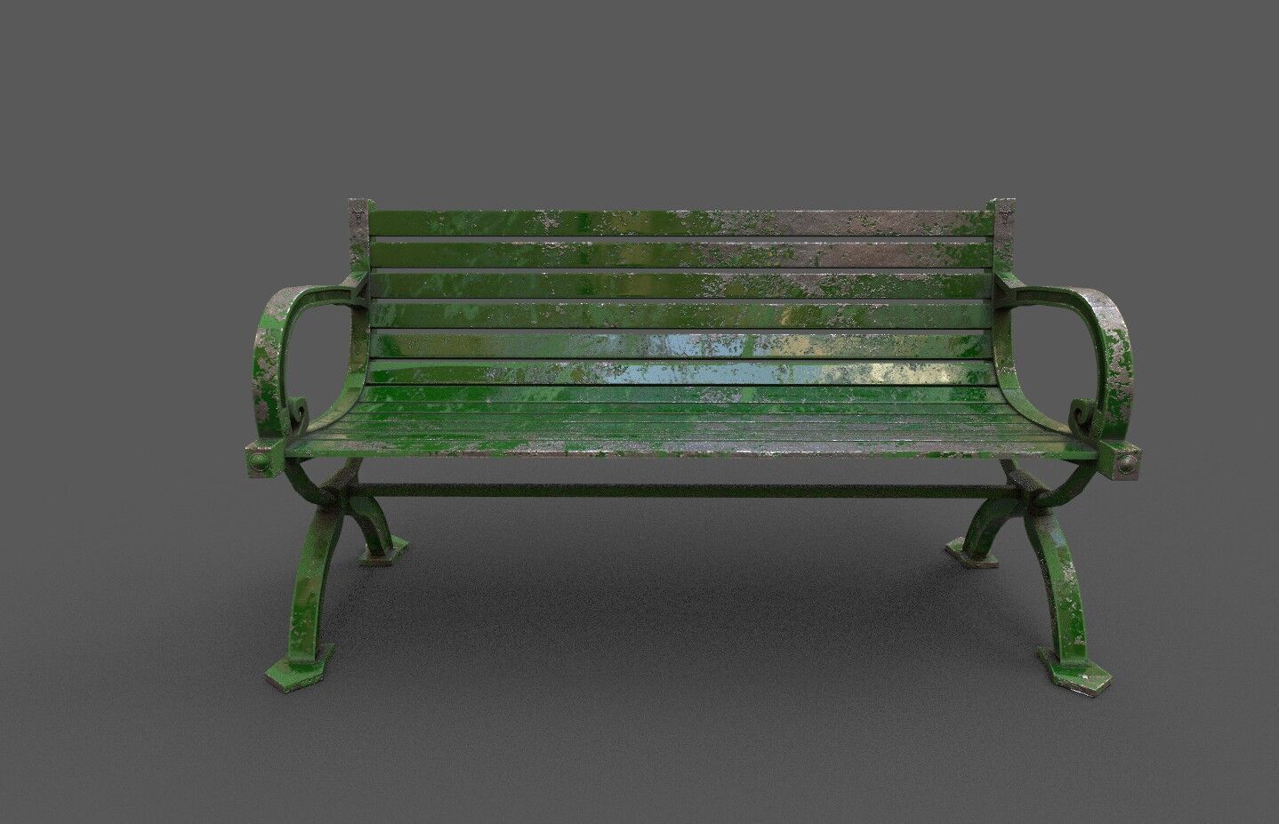 Mega Pack 32 Street Bench Low-poly 3D model_102
