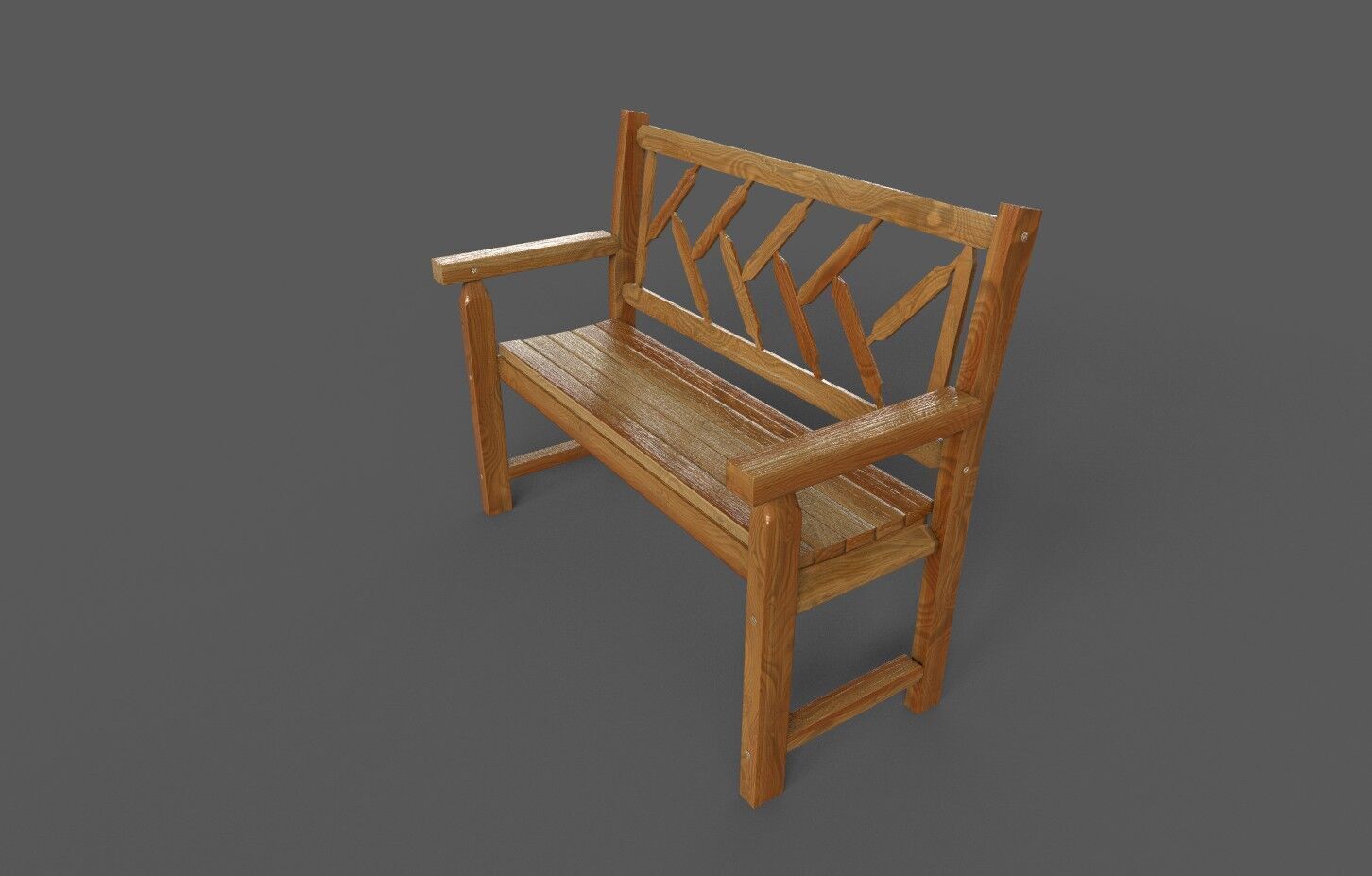 Mega Pack 32 Street Bench Low-poly 3D model_23