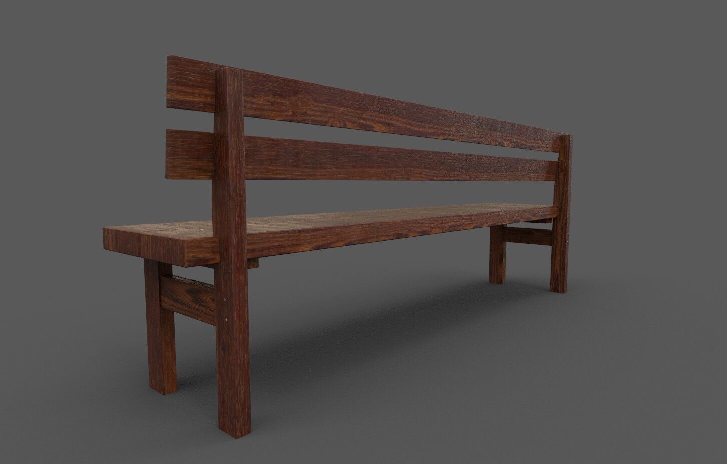 Mega Pack 32 Street Bench Low-poly 3D model_144
