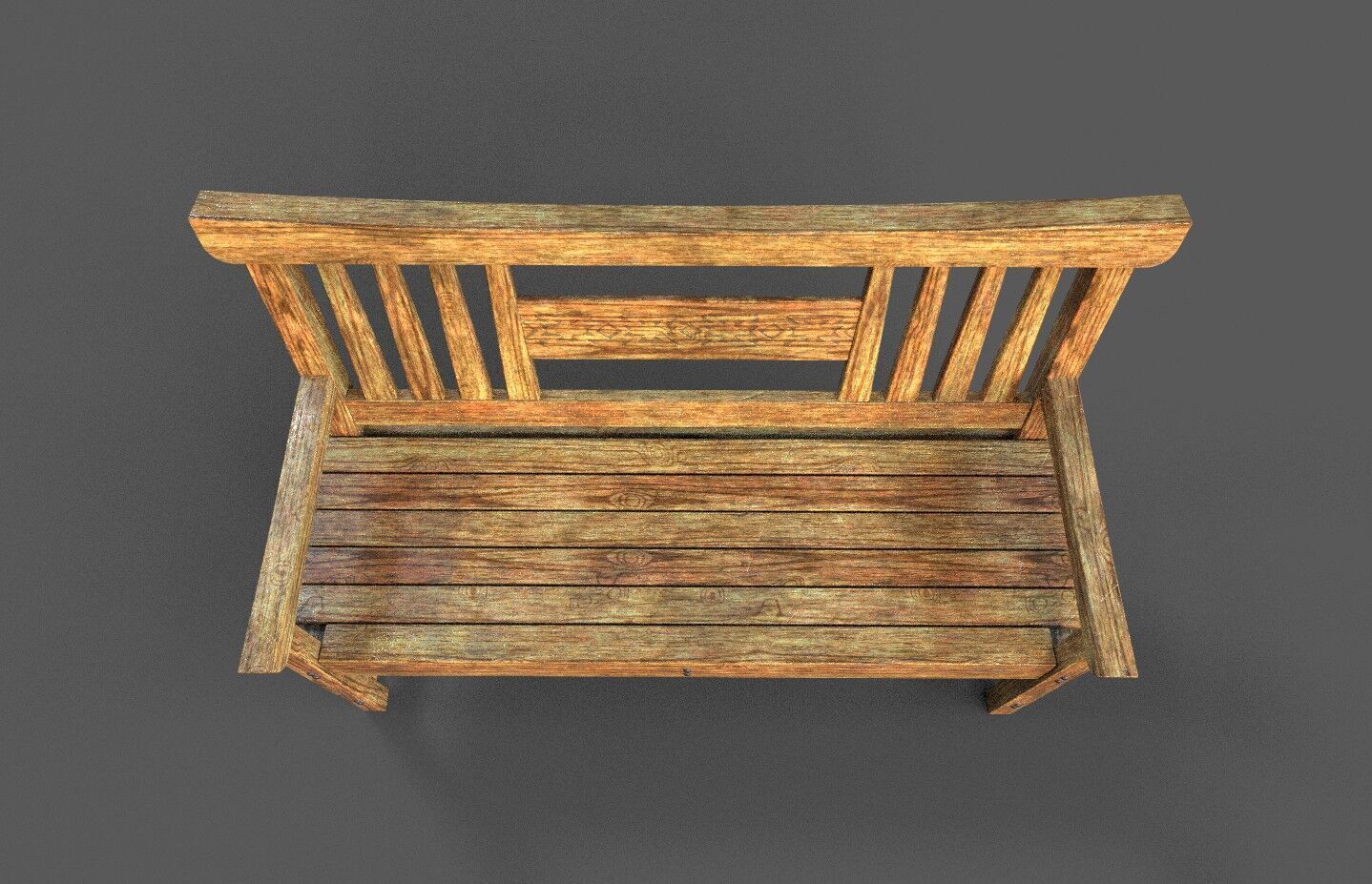 Mega Pack 32 Street Bench Low-poly 3D model_37