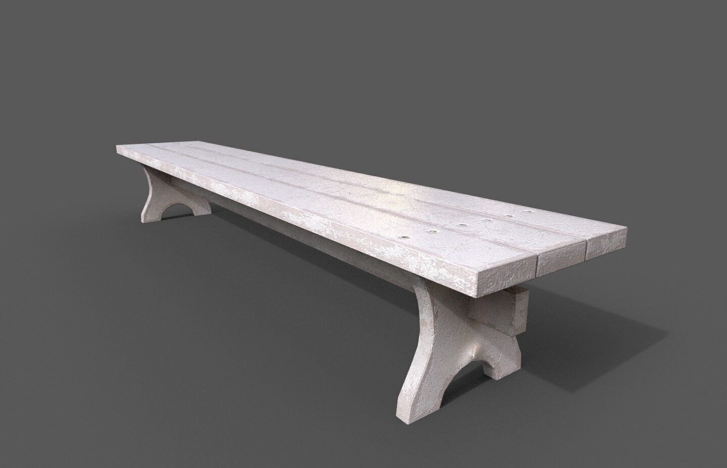 Mega Pack 32 Street Bench Low-poly 3D model_109