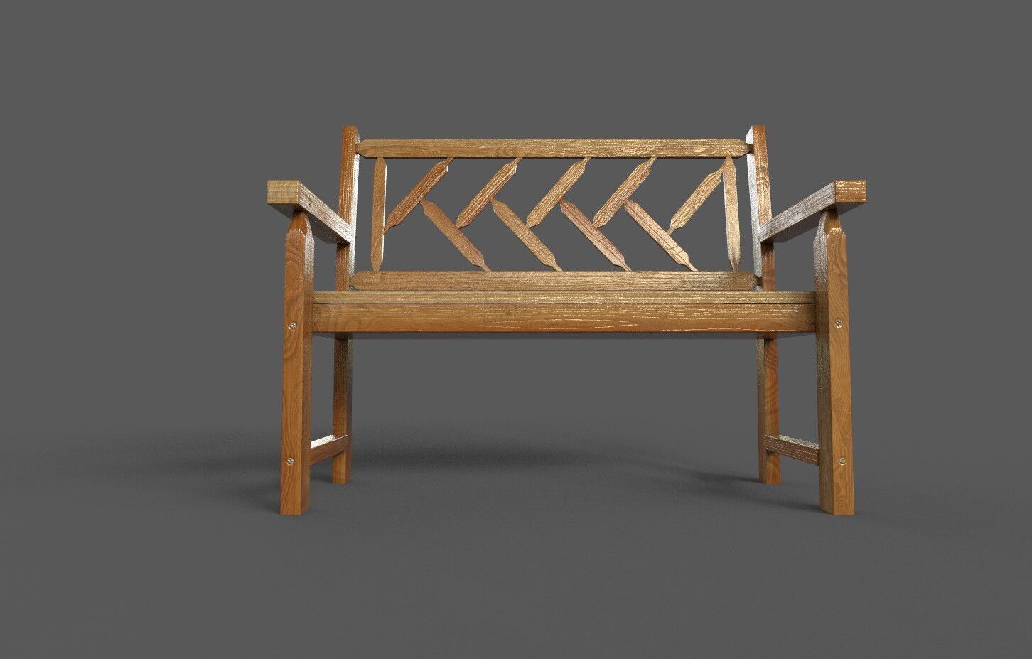 Mega Pack 32 Street Bench Low-poly 3D model_16