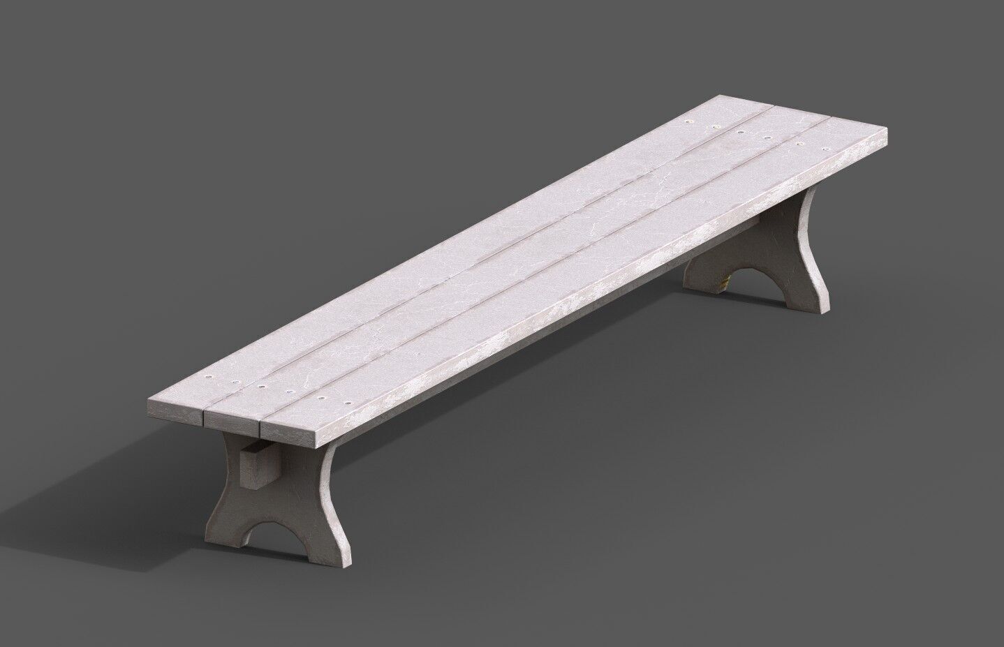 Mega Pack 32 Street Bench Low-poly 3D model_99