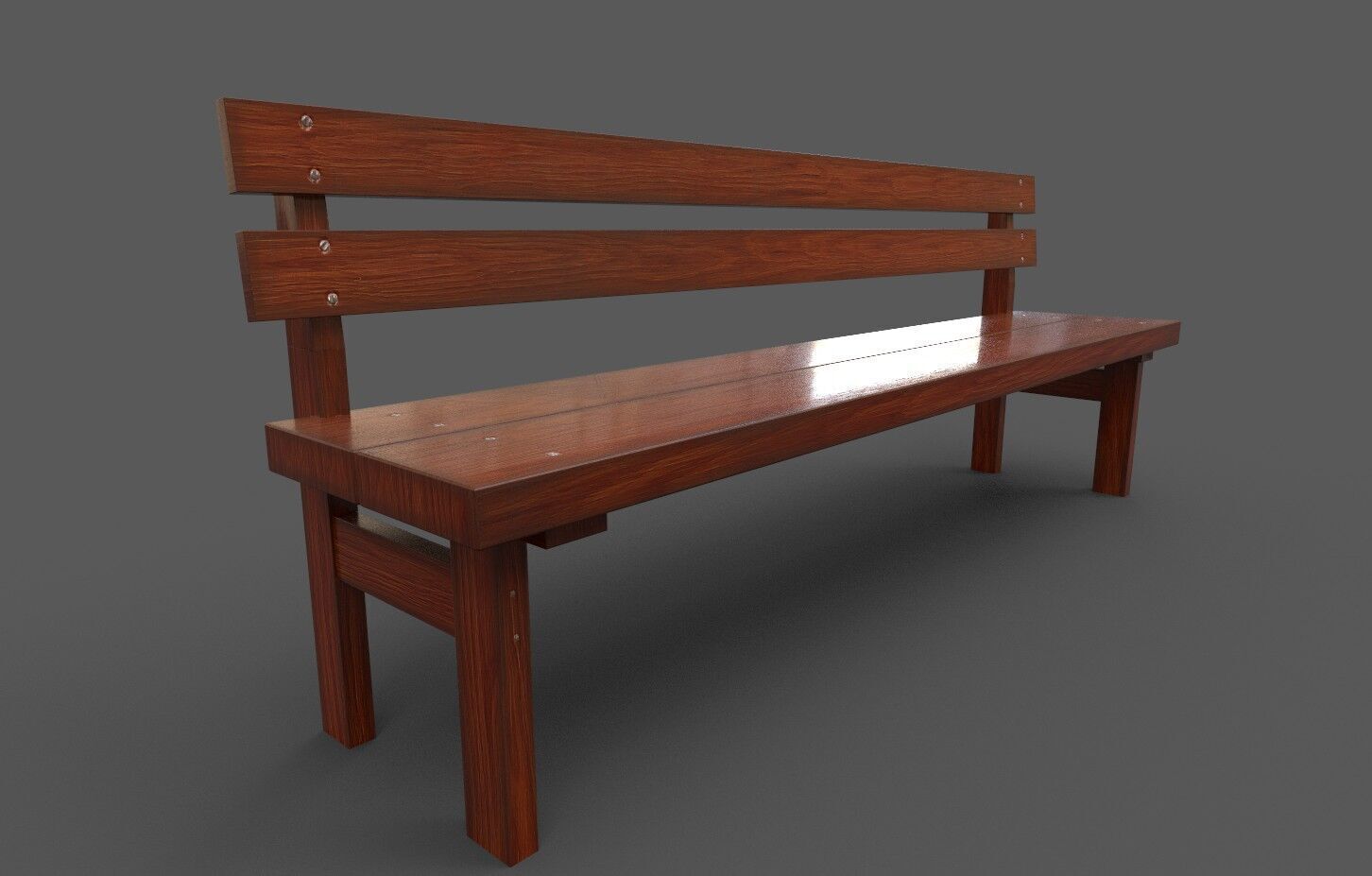 Mega Pack 32 Street Bench Low-poly 3D model_28