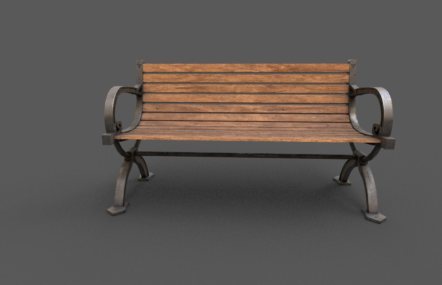Mega Pack 32 Street Bench Low-poly 3D model_49