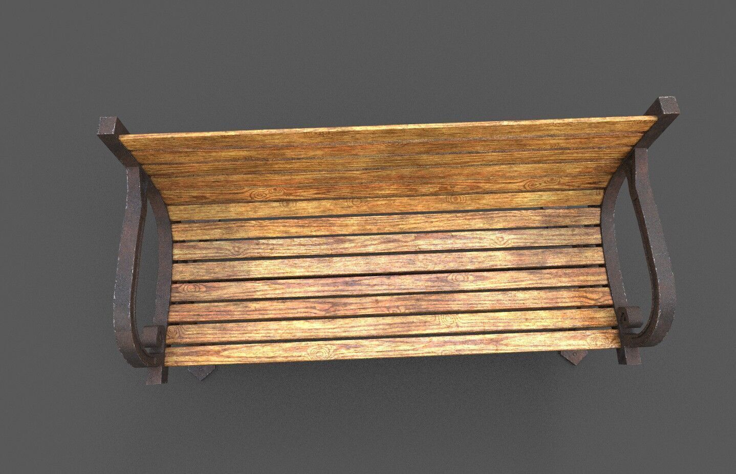 Mega Pack 32 Street Bench Low-poly 3D model_36