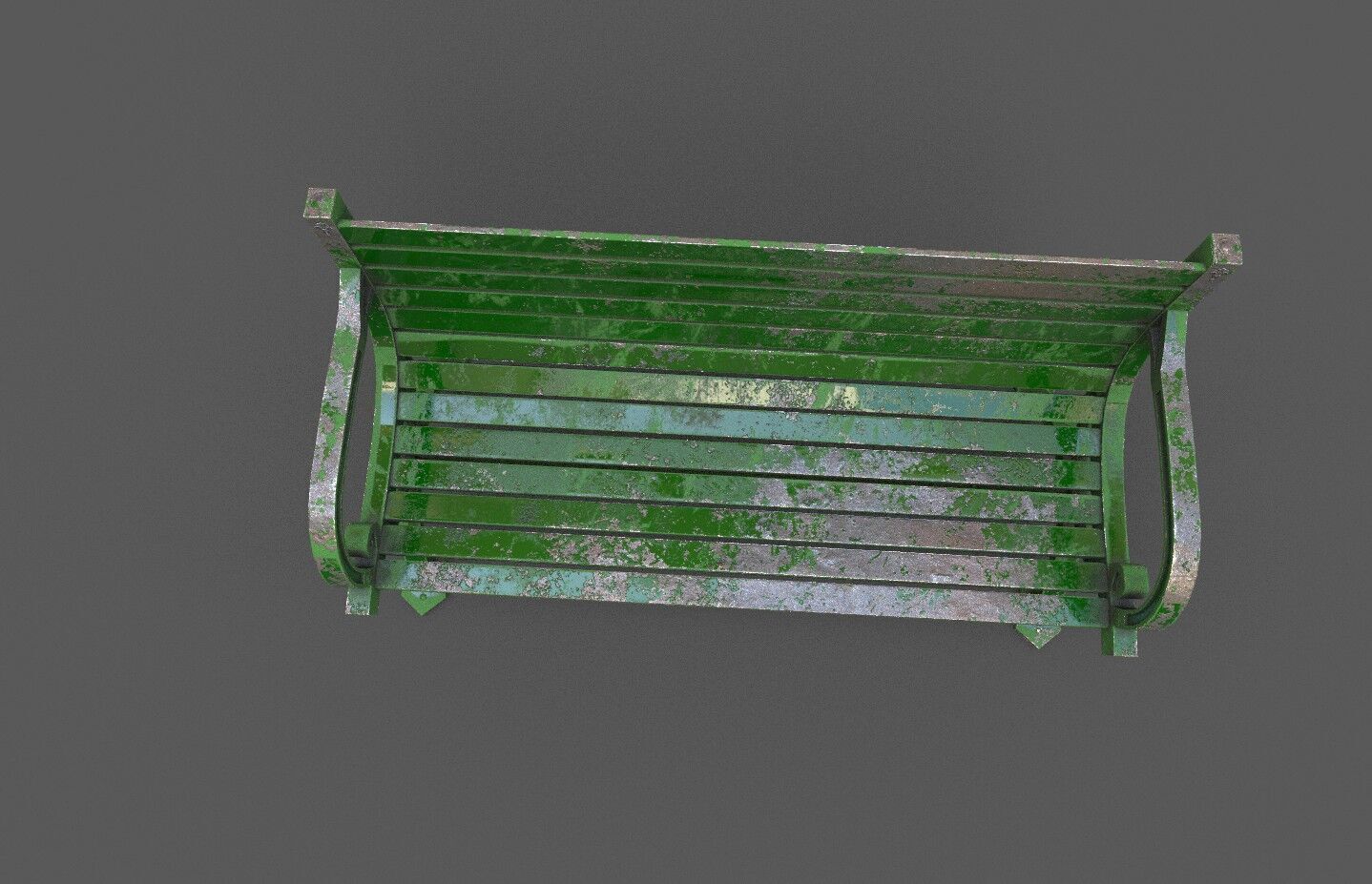 Mega Pack 32 Street Bench Low-poly 3D model_117